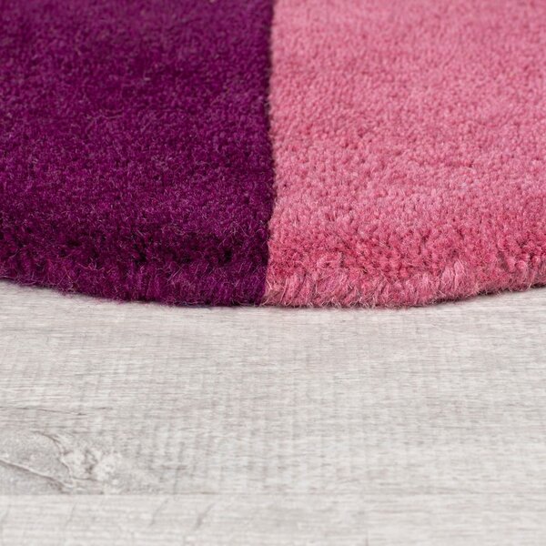 Beżowy wełniany dywan tkany ręcznie 160x230 cm Mia Textured Scallop – Flair Rugs