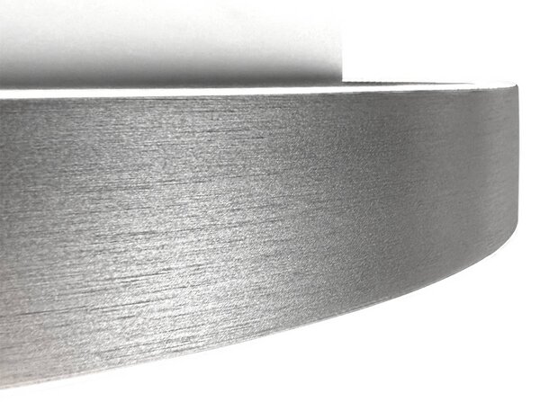 Steinhauer Lampa sufitowa LED Ringlux, możliwość ściemniania, aluminiowy / szary / cynkowy, salon / jadalnia, metal, nowoczesny