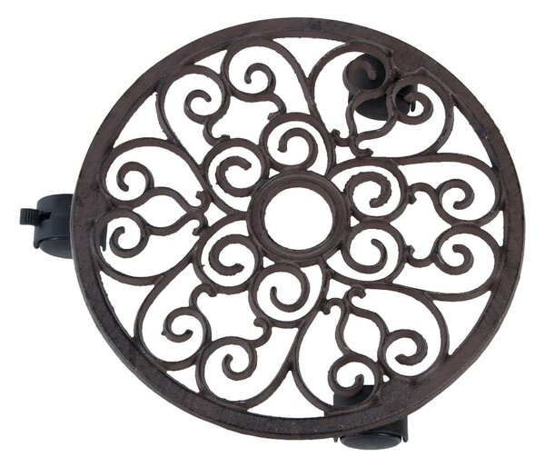 Metalowy kwietnik na kółkach ø 29 cm – Esschert Design