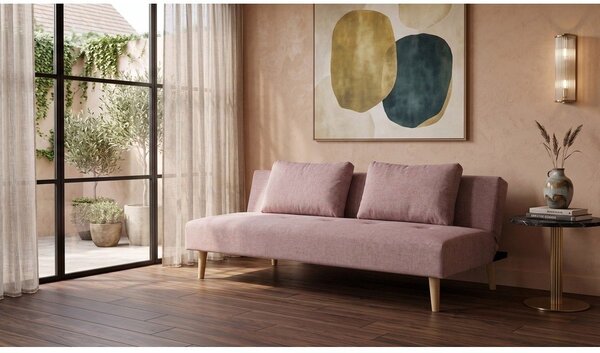 Różowa rozkładana sofa 180 cm Matylda – Bonami Essentials