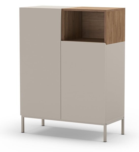 Kremowa szafka 90x120 cm Cailin – Marckeric