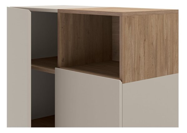 Kremowa szafka 90x120 cm Cailin – Marckeric