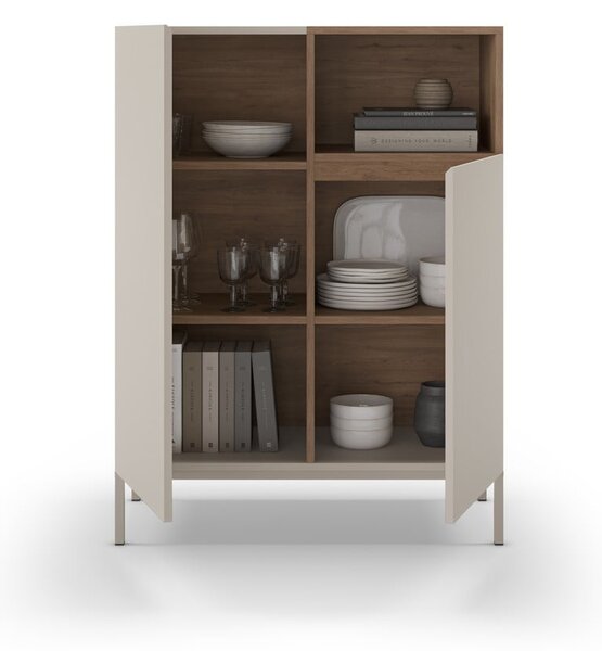 Kremowa szafka 90x120 cm Cailin – Marckeric