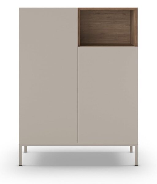 Kremowa szafka 90x120 cm Cailin – Marckeric