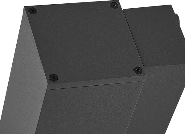 Deko-Light Kinkiet zewnętrzny LED ShoreLine Pro Square, możliwość ściemniania, czarny, aluminium, nowoczesny