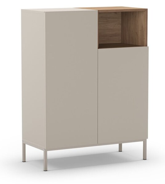 Kremowa szafka 90x120 cm Cailin – Marckeric