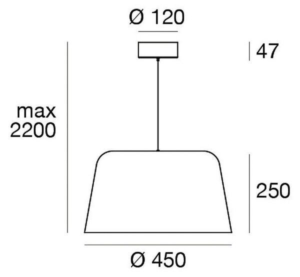 Linea Light Lampa wisząca Delfi_P, możliwość ściemniania, biały / opal, salon / jadalnia, aluminium, nowoczesny