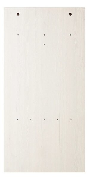 Biały zestaw do przedpokoju z litego drewna sosnowego 60x120x25 cm Anita – Støraa