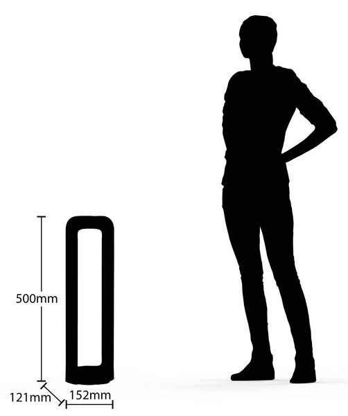 Lampa ogrodowa stojąca Habsa Lucande, czarny, aluminium, nowoczesny