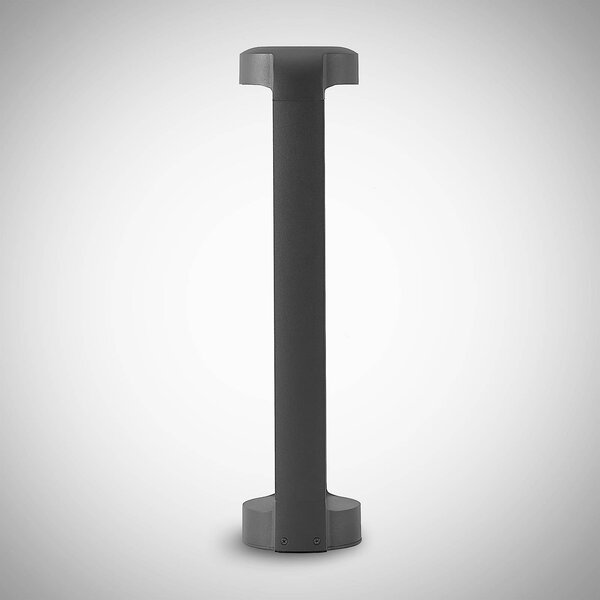 Lampa ogrodowa stojąca Habsa Lucande, czarny, aluminium, nowoczesny