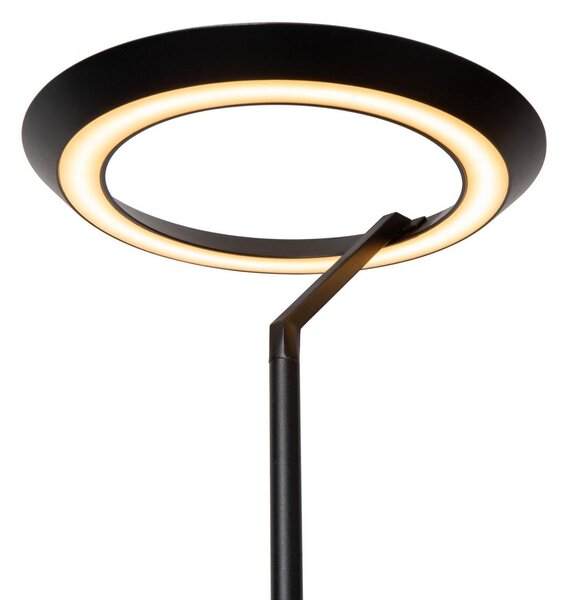 Lucide Lampa stojąca LED Celeste, możliwość ściemniania, czarny, salon / jadalnia, metal, nowoczesny
