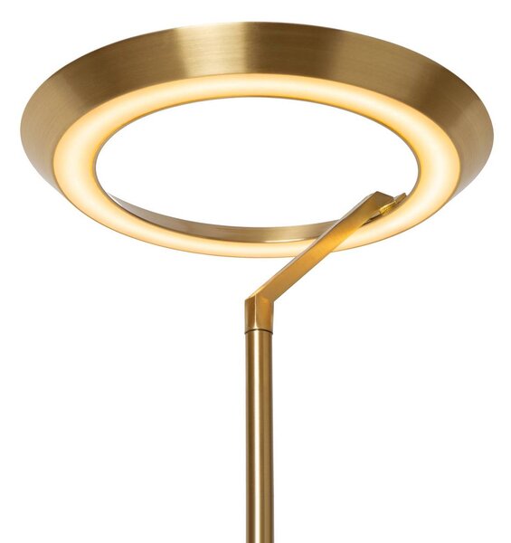 Lucide Lampa stojąca LED Celeste, możliwość ściemniania, mosiężny / złoty, salon / jadalnia, metal, nowoczesny