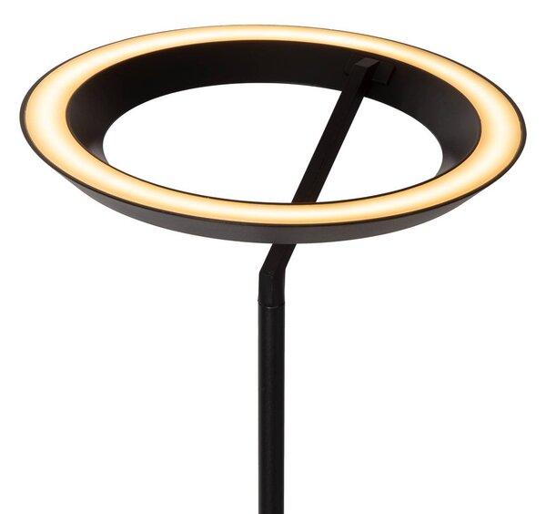 Lucide Lampa stojąca LED Celeste, możliwość ściemniania, czarny, salon / jadalnia, metal, nowoczesny