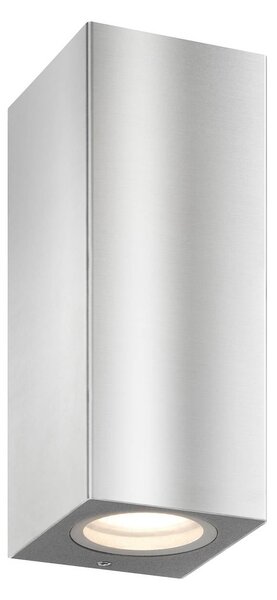 LCD Kinkiet zewnętrzny 5051, możliwość ściemniania, aluminiowy / szary / cynkowy, stal szlachetna, nowoczesny