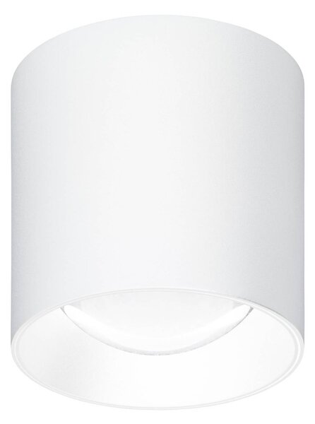 LCD Lampa sufitowa zewnętrzna LED 5174, biała, 9 cm, metal, IP54, CCT 5174, biały / opal, aluminium, nowoczesny