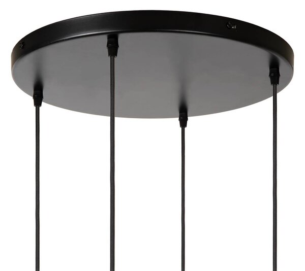 Lucide Lampa wisząca Cinzia, możliwość ściemniania, biały / opal, salon / jadalnia, ceramika, nowoczesny