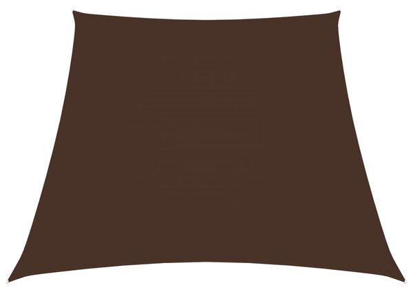 Trapezowy żagiel ogrodowy, tkanina Oxford, 2/4x3 m, brązowy