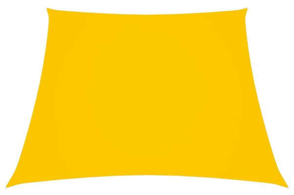 Trapezowy żagiel ogrodowy, tkanina Oxford, 2/4x3 m, żółty