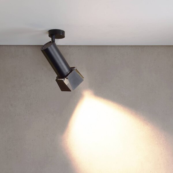 Deko-Light Reflektor sufitowy LED Lucea 6, czarny, aluminium, 2700 K możliwość ściemniania, czarny, salon / jadalnia, aluminium, nowoczesny