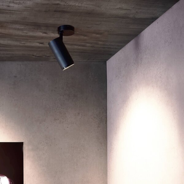 Deko-Light Reflektor sufitowy LED Lucea 6, czarny, aluminium, 2700 K możliwość ściemniania, czarny, salon / jadalnia, aluminium, nowoczesny