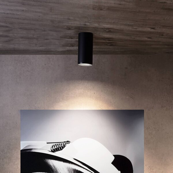 Deko-Light Lampa sufitowa LED Lucea 6, możliwość ściemniania, czarny, salon / jadalnia, aluminium, nowoczesny