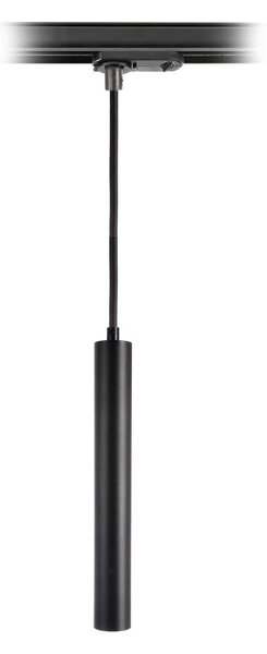 Deko-Light Lampa wisząca LED Slim, szyna 1-fazowa, czarna, aluminium, 5 W, 2700 K Slim 1-Phasen, możliwość ściemniania, czarny, salon / jadalnia, aluminium, nowoczesny