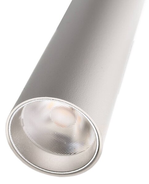 Deko-Light Lampa wisząca Slim, możliwość ściemniania, biały / opal, salon / jadalnia, aluminium, nowoczesny