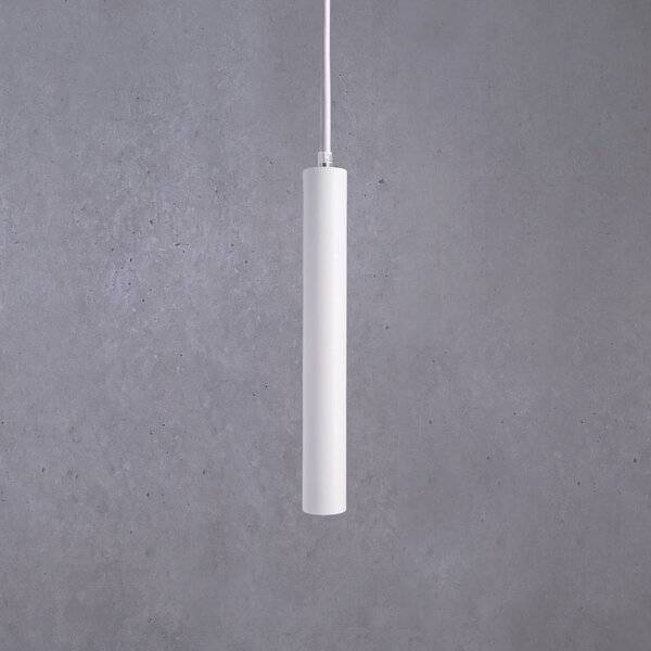 Deko-Light Lampa wisząca Slim, możliwość ściemniania, biały / opal, salon / jadalnia, aluminium, nowoczesny