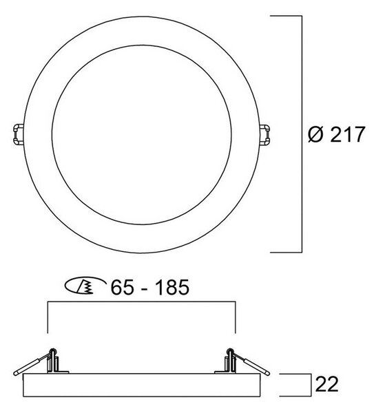 Sylvania Lampa sufitowa LED START 5in1, możliwość ściemniania, biały / opal, przedpokój, tworzywo sztuczne