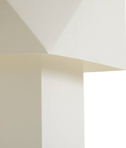 HAY Lampa stołowa Aplat, biały / opal, salon / jadalnia, papier / lunolit / lunopal, nowoczesny