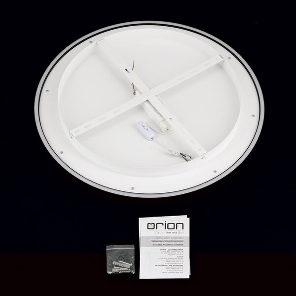 ORION Lampa sufitowa MASCA, możliwość ściemniania, czarny, salon / jadalnia, aluminium, nowoczesny