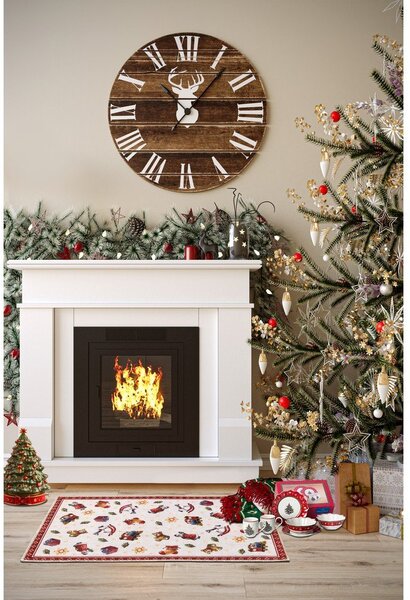 Czerwony dywan ze świątecznym motywem 50x80 cm Red Christmas – Villeroy&Boch