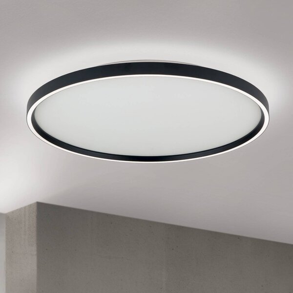 ORION Lampa sufitowa MASCA, możliwość ściemniania, czarny, salon / jadalnia, aluminium, nowoczesny