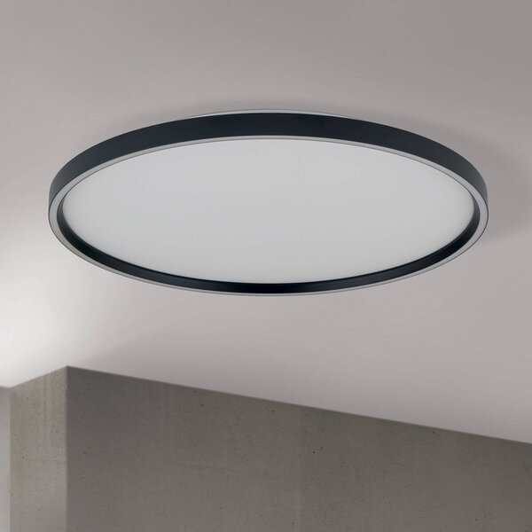 ORION Lampa sufitowa MASCA, możliwość ściemniania, czarny, salon / jadalnia, aluminium, nowoczesny