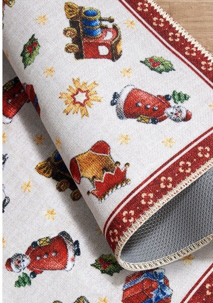 Czerwony dywan ze świątecznym motywem 50x80 cm Red Christmas – Villeroy&Boch