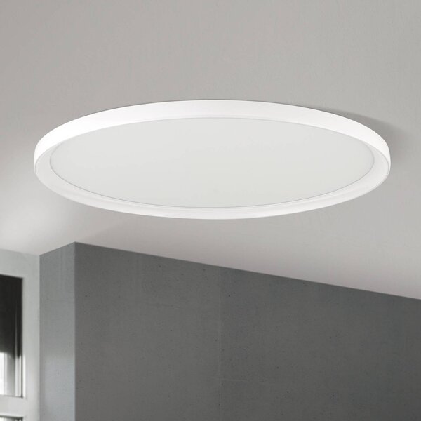 ORION Lampa sufitowa GAMMA, możliwość ściemniania, biały / opal, salon / jadalnia, aluminium, nowoczesny