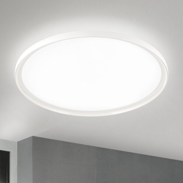 ORION Lampa sufitowa GAMMA, możliwość ściemniania, biały / opal, salon / jadalnia, aluminium, nowoczesny