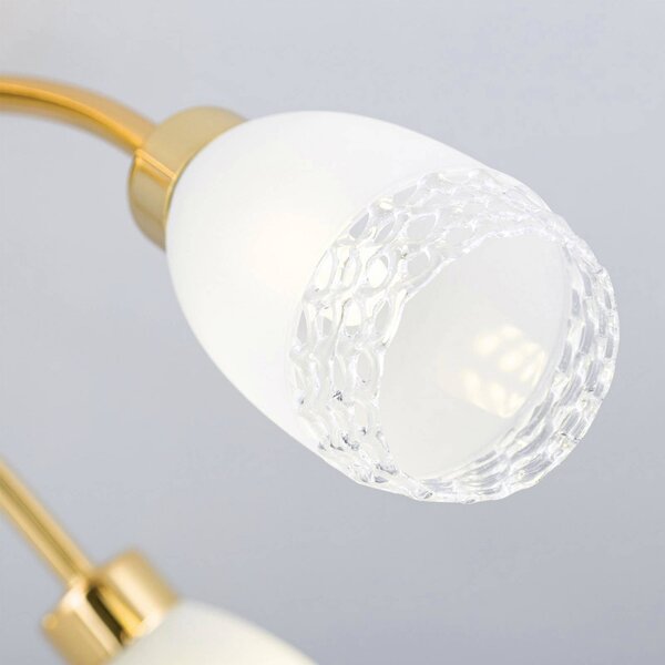 ORION Lampa sufitowa CARLA, możliwość ściemniania, mosiężny / złoty, salon / jadalnia, metal, antyczny
