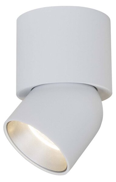 The Light Group Reflektor sufitowy LED SLC CUP, biały/srebrny, 927, Ø 7,5 cm, ściemniany możliwość ściemniania, biały / opal, salon / jadalnia, aluminium, nowoczesny