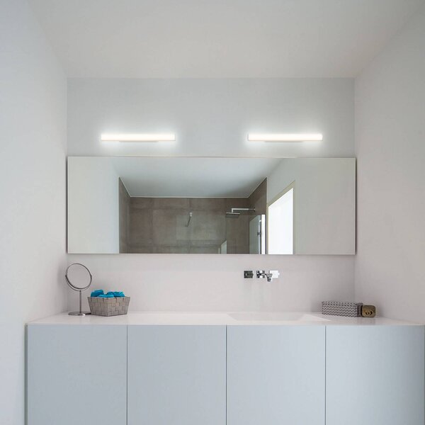 Wever & Ducré Lighting Kinkiet Mirba 2.0, biały / opal, łazienka, tworzywo sztuczne