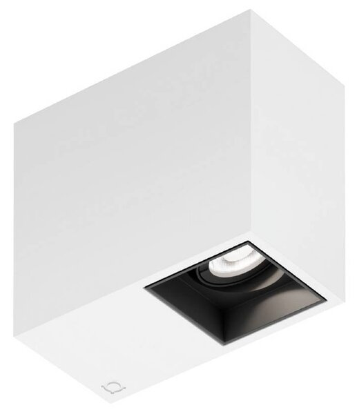 Wever & Ducré Lighting Oprawa sufitowa wpuszczana Plano petit 1.0, możliwość ściemniania, biały / opal, przedpokój, aluminium, nowoczesny