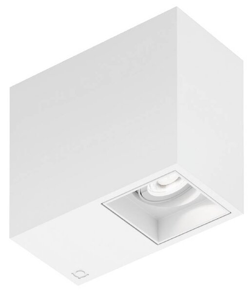 Wever & Ducré Lighting Oprawa sufitowa wpuszczana Plano petit 1.0, możliwość ściemniania, biały / opal, przedpokój, aluminium, nowoczesny