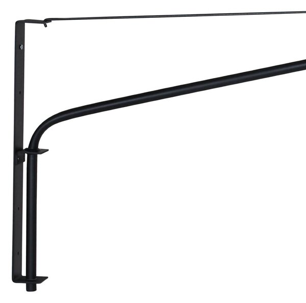 Steinhauer Kinkiet Elegant Classy, możliwość ściemniania, czarny, salon / jadalnia, metal, nowoczesny