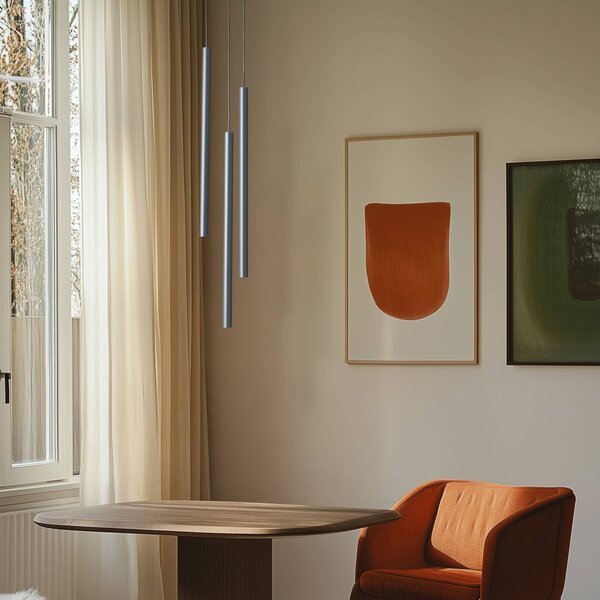 Lampa wisząca Sopel 3 SIGMA, możliwość ściemniania, czarny, salon / jadalnia, metal, nowoczesny