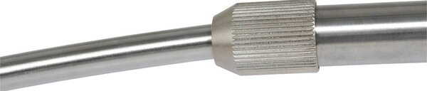 Steinhauer Lampa łukowa - lampa stojąca Sparkled Light, możliwość ściemniania, aluminiowy / szary / cynkowy, salon / jadalnia, metal, nowoczesny