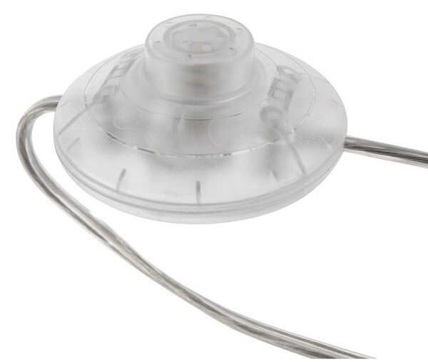 Steinhauer Lampa łukowa - lampa stojąca Sparkled Light, możliwość ściemniania, aluminiowy / szary / cynkowy, salon / jadalnia, metal, nowoczesny