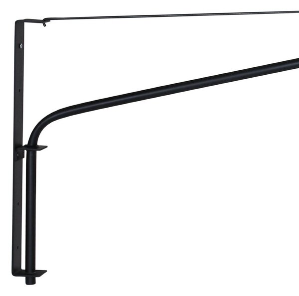 Steinhauer Kinkiet Elegant Classy, możliwość ściemniania, czarny, salon / jadalnia, metal, nowoczesny
