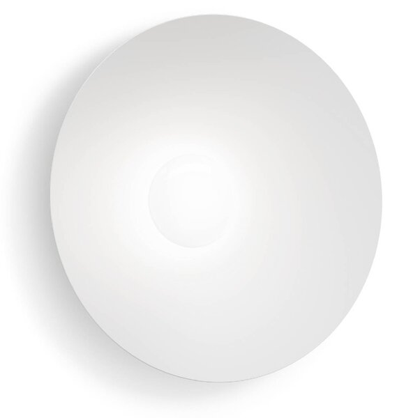 Wever & Ducré Lighting Kinkiet Clea 2.0, możliwość ściemniania, biały / opal, salon / jadalnia, aluminium