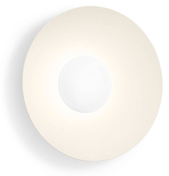 Wever & Ducré Lighting Kinkiet Clea 1.0, możliwość ściemniania, kremowy / amber, salon / jadalnia, aluminium