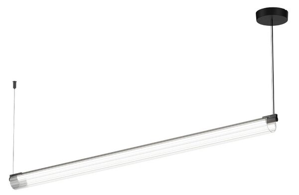 Wever & Ducré Lighting WEVER DUCRÉ Żyrandol LED Finelle 1.0 czarna 2700K ściemniany 1.0, możliwość ściemniania, czarny, salon / jadalnia, szkło, nowoczesny